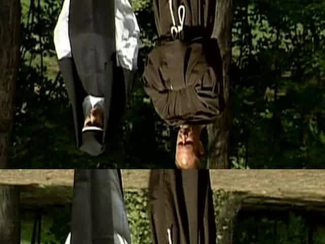 Horny Nun's Prolapsing Pussy Stretched Wide and Fingered Deep
