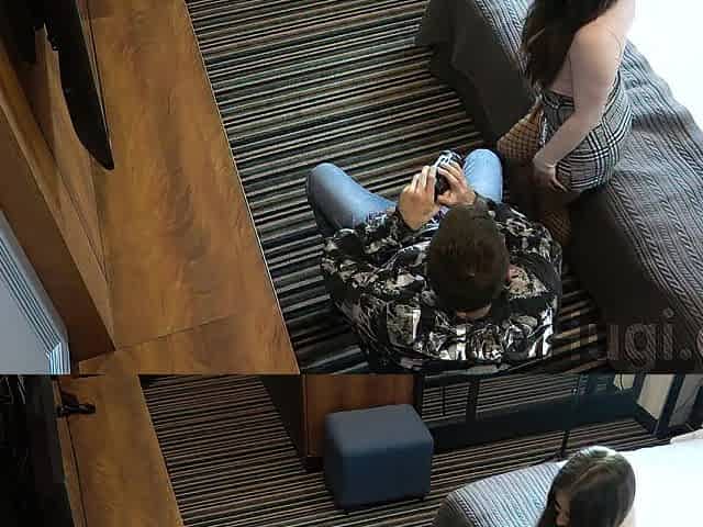 The dude with sexy brunette hair in the hotel,