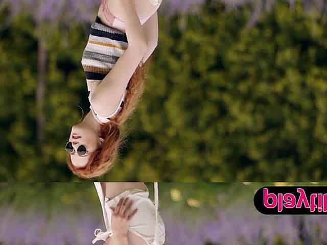 Redhead Latvian mom golfer strips naked