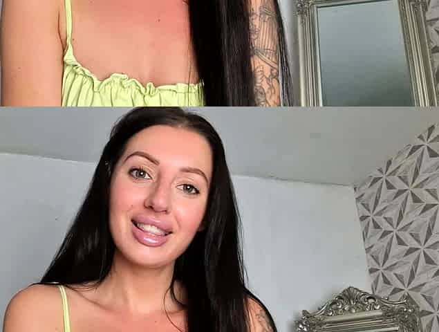 Hungry brunette solo masturbation