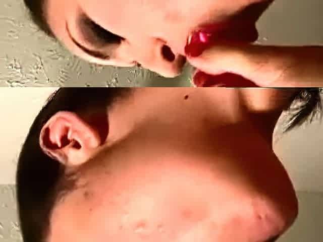Teenage Ryan Keely Sucking and Fucking a Pink Dildo