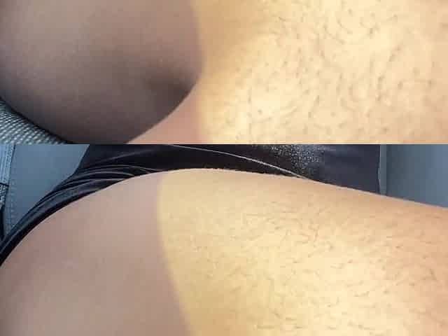 I hid a camera in my car! I know my bff not ever wears pants and I wanted to watch her bushy cunt