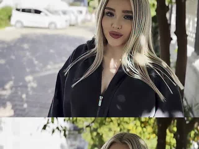 Shows melons and vagina on the street on the 1st date!