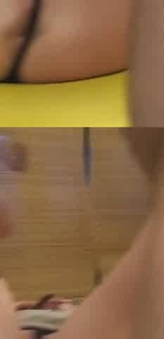 Squirting Hot Babe in Piss and Cum Bukkake Gangbang Homemade