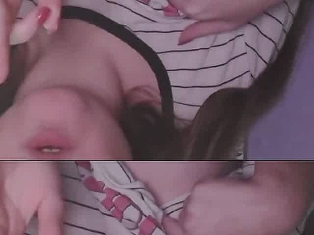 Playing with My Hairy Nipples