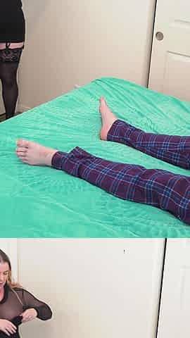 My Stepbrother Knows I'm a Lesbian so I Let Him Fuck My Ass