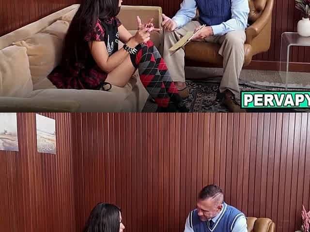 Luxe La Fox lets Dr Fitzwell massage her snatch out of using his hands