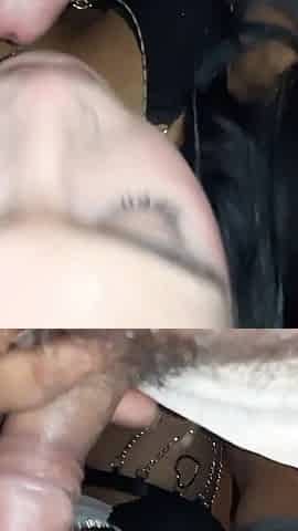 Coworker Blowjob #3 - Topless Dance & Suck Her Pussy