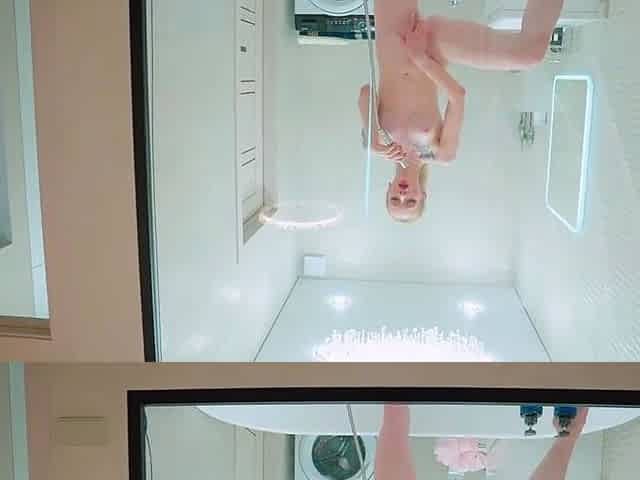 My stepsister caught me blowjobbing her in the shower