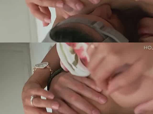 Real Puerto Rican pair Jolla and Mark make love publicly in their hotel balcony