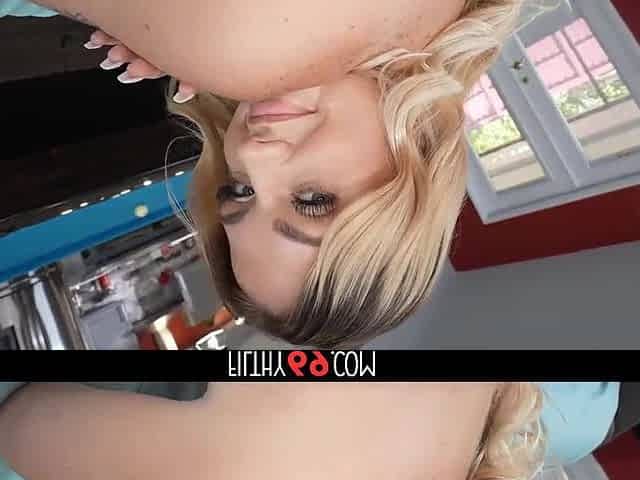 Petite breasts sweetheart gets her rectal hole screwed by a giant ebony penis