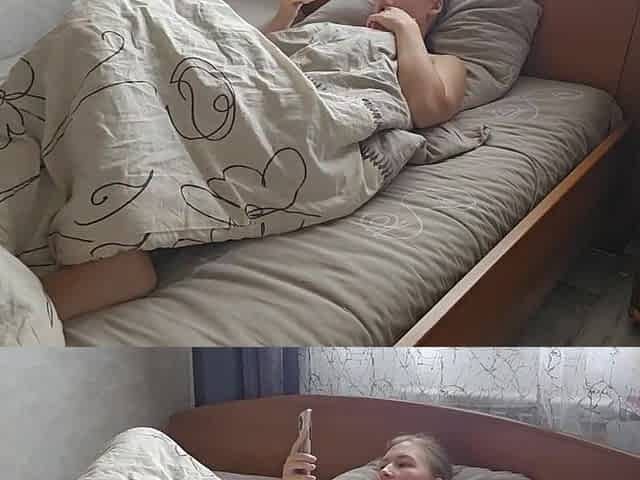 Morning climax. Watching adult films eighteen