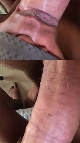 Interracial Blowjob and Oral Creampie - Amateur POV