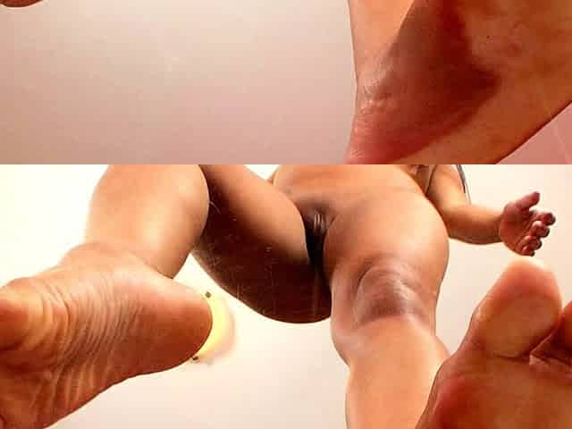 Foot fetish Close up feet and toes tease
