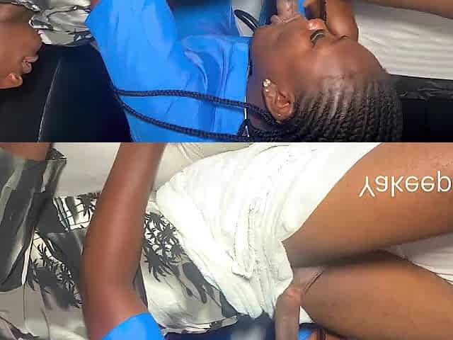 Black Nurse got so lewd when that babe sees her patient erecting