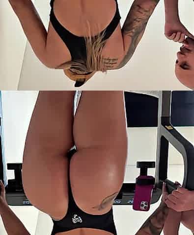 LARGE ASS STEPSISTER GETS DRILLED AFTER HER CARDIO WORKOUT