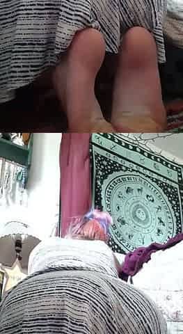 Cute amateur webcam teen girl toying pussy on webcam