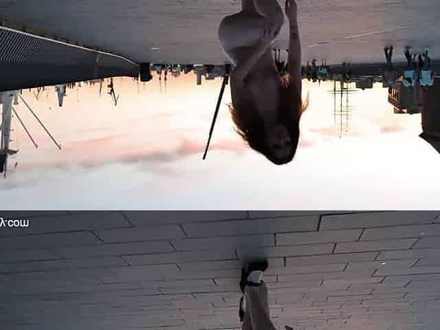 Sabrina Nude in Public Hamburg 2