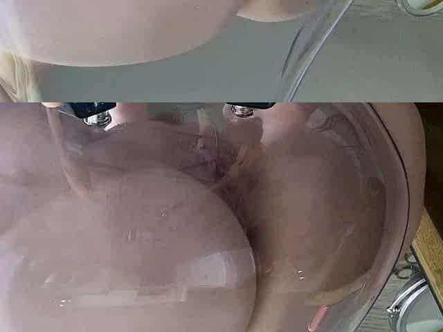 Amateur striptease and Solo masturbation