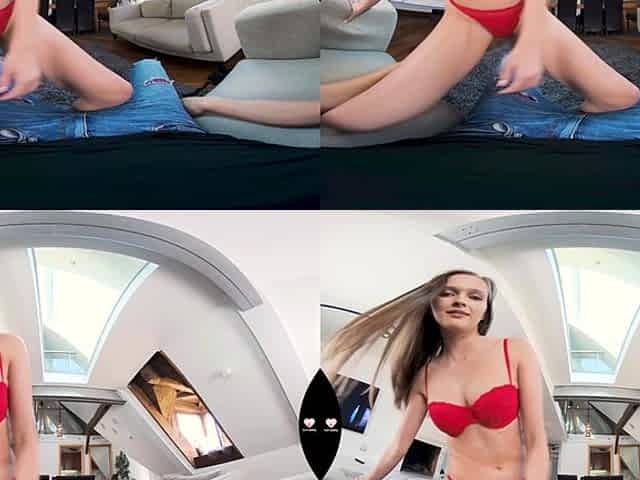 My new red lingerie