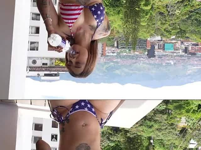 Miche Chica - Large Tattoo Large Wang Porn Producer Crushes Her Cunt Latin babe Casting
