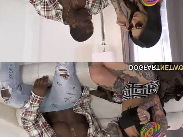 Joanna Beauty Gets Large Ebony Dong In Her Butt