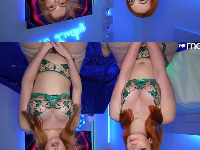 Real Redhead Three-some With British Sweethearts Scarlett Jones And Lola Rose