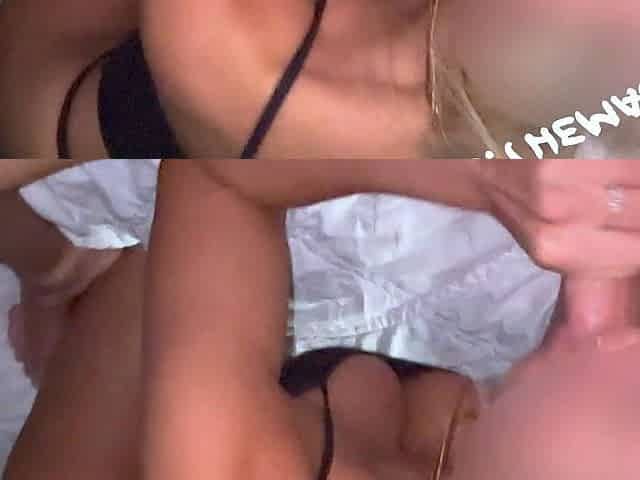 Fit Girl Blow Job Queen Sucks And Swallows With Tank Top