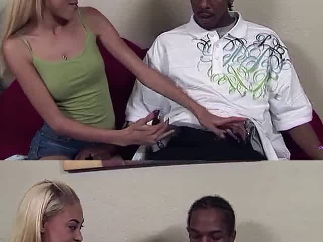 The solely way the 2 white harlots can climax is with an interracial anal trio
