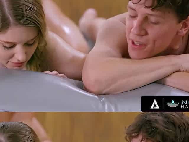 Naughty Chanel Initiates A Threesome With A Shy Couple During Double Massage With Chanel Preston