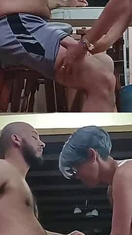 An Erotic Massage with a Happy Ending - Porn in Spanish a Very Obedient Stepbrother