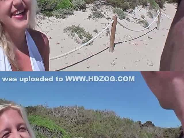 Maya Gold - Pounding Blonde Whore Outdoors