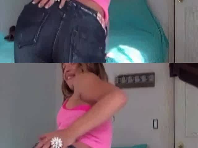 Blonde Amateur Hottie Rubbing Her Clit On Webcam