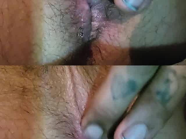 Anal fingering tease