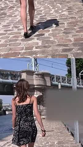 18 Year Top Model Leslie Does Her First Nude Casting