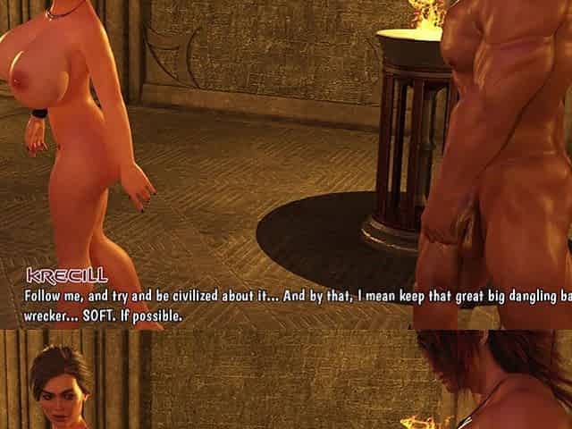Bathhouse Fuck with Krecill - Conan Grinds His Monster Cock on Her Massive Boobs & Destroys Her Fat Ass