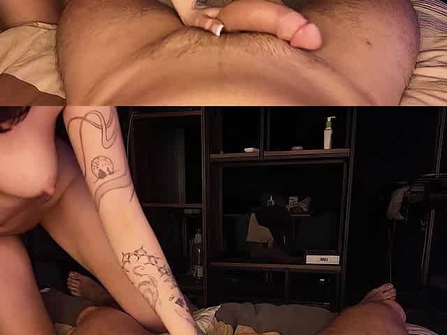 Large Booty Stepsister With Ideal Body Gives Fellatio And Screw