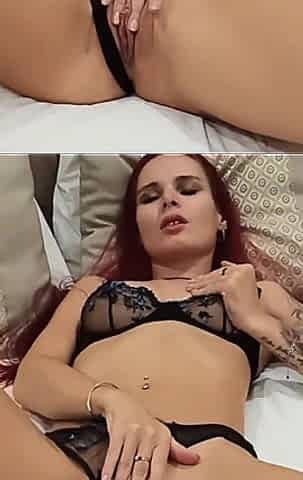 He Loves to Film Me Playing with My Sweet Tight Pussy
