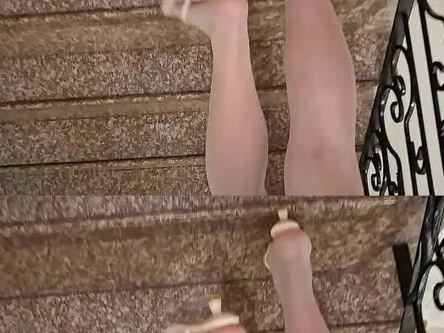 Large Booty Rod Rides Nylon Fetish Dream