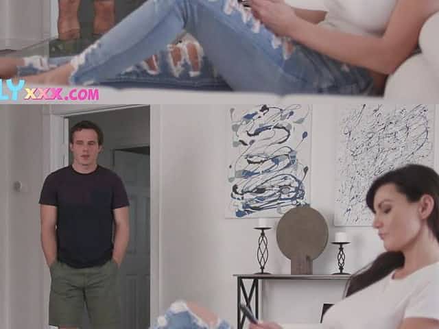 Hot busty stepmom teach stepson dancing