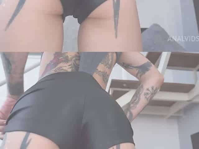 Brazilian Alt Cutie, Queen Kimi First Double Anal Penetration