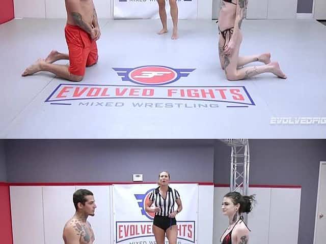 Lydia Ebony Anal Sex Pounding After Mixed Wrestling Match Vs Bently Layne