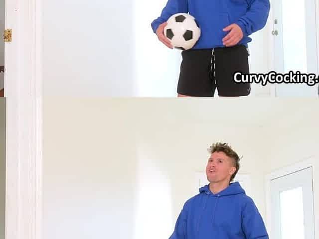 Shagging juicy soccer breasts after training