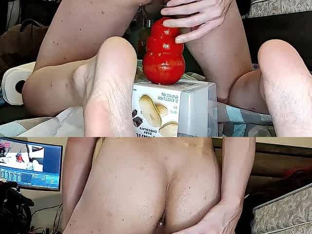 XXL Kong toy training part 1 booty-rammingion