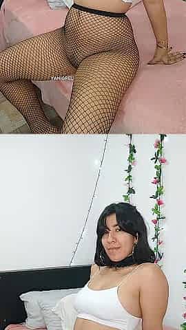 Masturbating with my ebony tights on