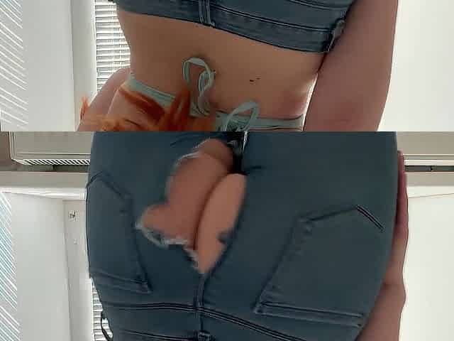 ASMR - Day when Nami ripped her jeans (One Piece cosplay)