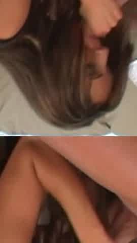 She Shows Her Boobs and Gives a Blowjob in the Back Seat of the Car.