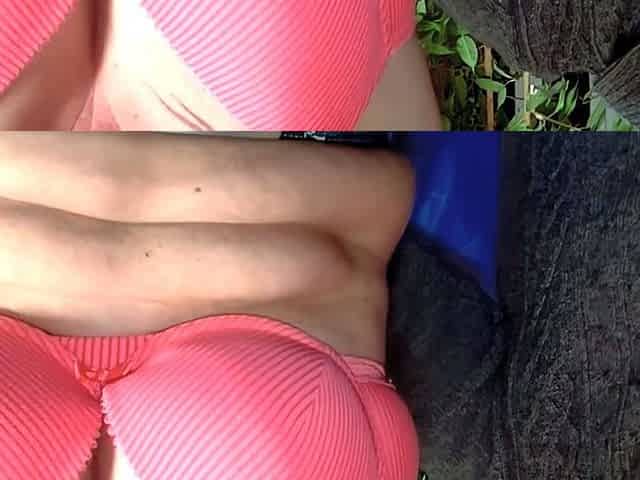German blonde milf persuaded to have sex on the street