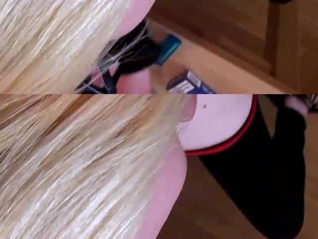 Denni love to have a smoke before sex