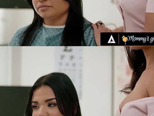 MAMMA'S BEAUTY - Nasty Honey Summer Col Seduces Stepmom Penny Barber During Her Medical Exam